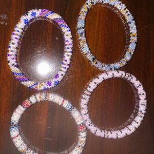 Sashko roll on Colorful Beaded Bracelets Set